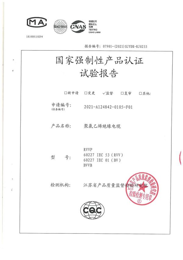 BV 6國(guó)家強(qiáng)制性產(chǎn)品認(rèn)證試驗(yàn)報(bào)告